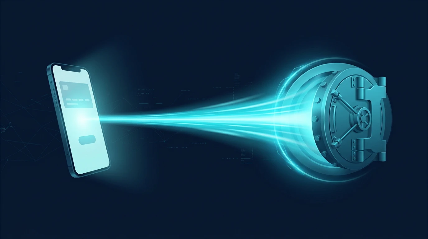 Visualisatie van een directe open-banking betaling via Trustly