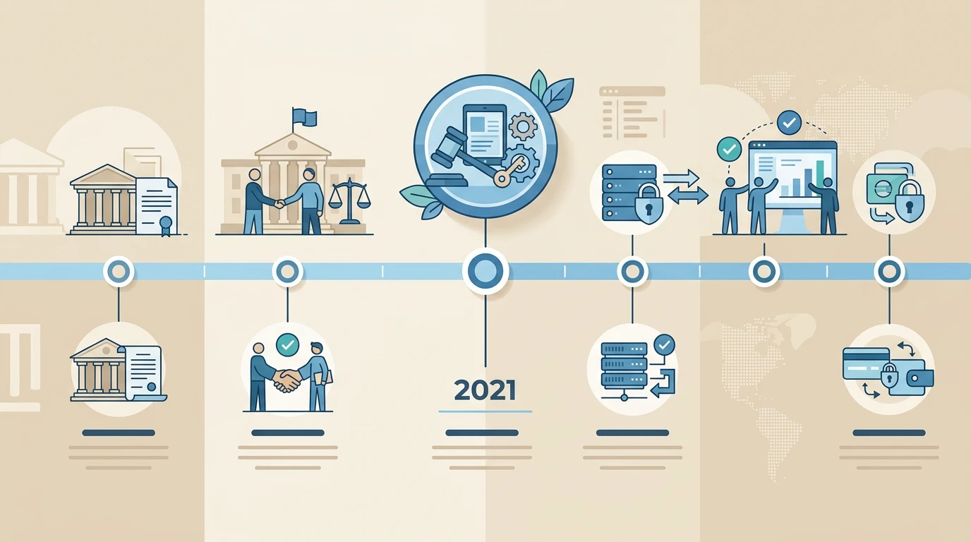 Tijdlijn van de Nederlandse kansspelwetgeving met de legalisering in oktober 2021