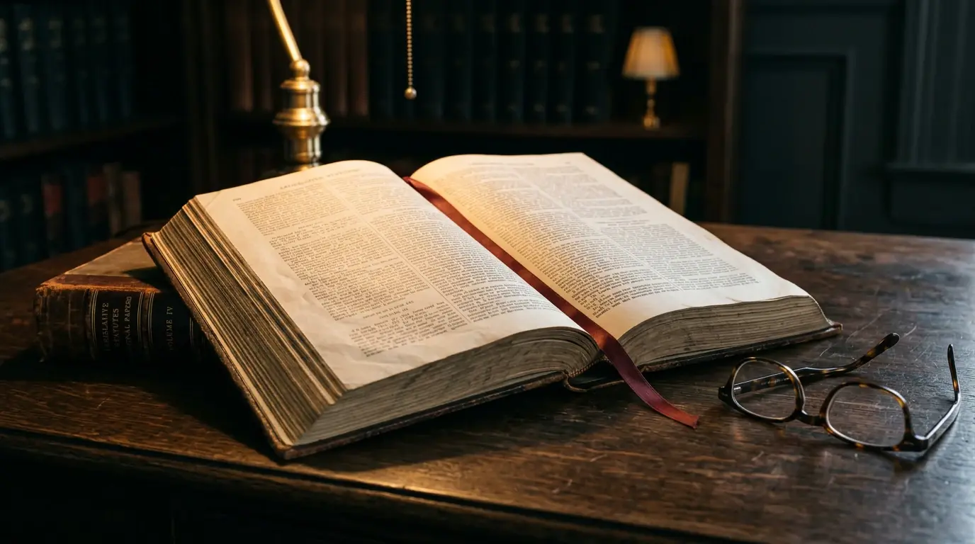 Open wetboek met de tekst van de Wet kansspelen op afstand op een bureau
